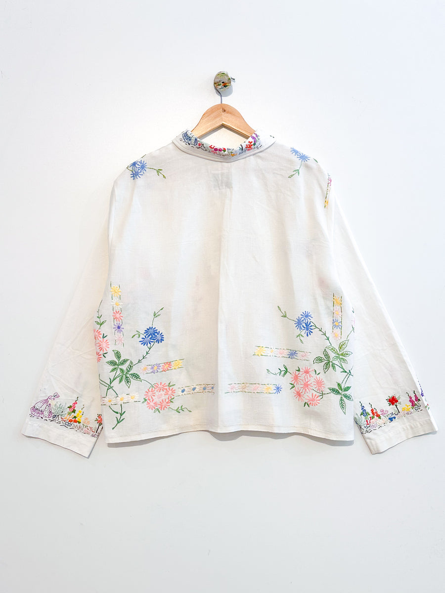 Marley embroidered linen shirt