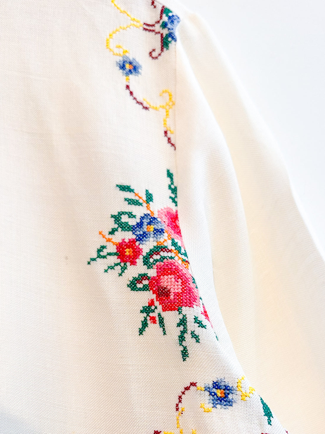 Marley embroidered linen shirt