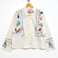 Marley embroidered linen shirt