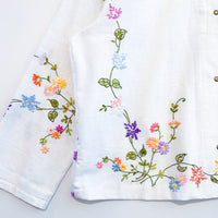 Marley embroidered linen shirt