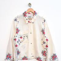 Marley embroidered linen shirt