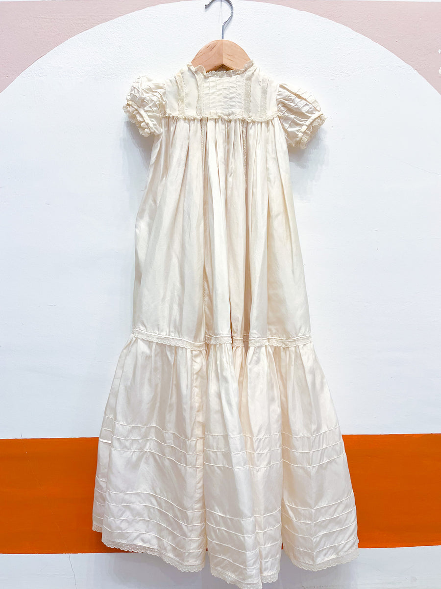 Antique Baby Christening Dress magpievintageclothing Antique Baby Christening Dress magpievintageclothing