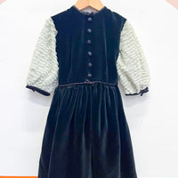 Antique Velvet Childs Dress