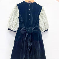 Antique Velvet Childs Dress