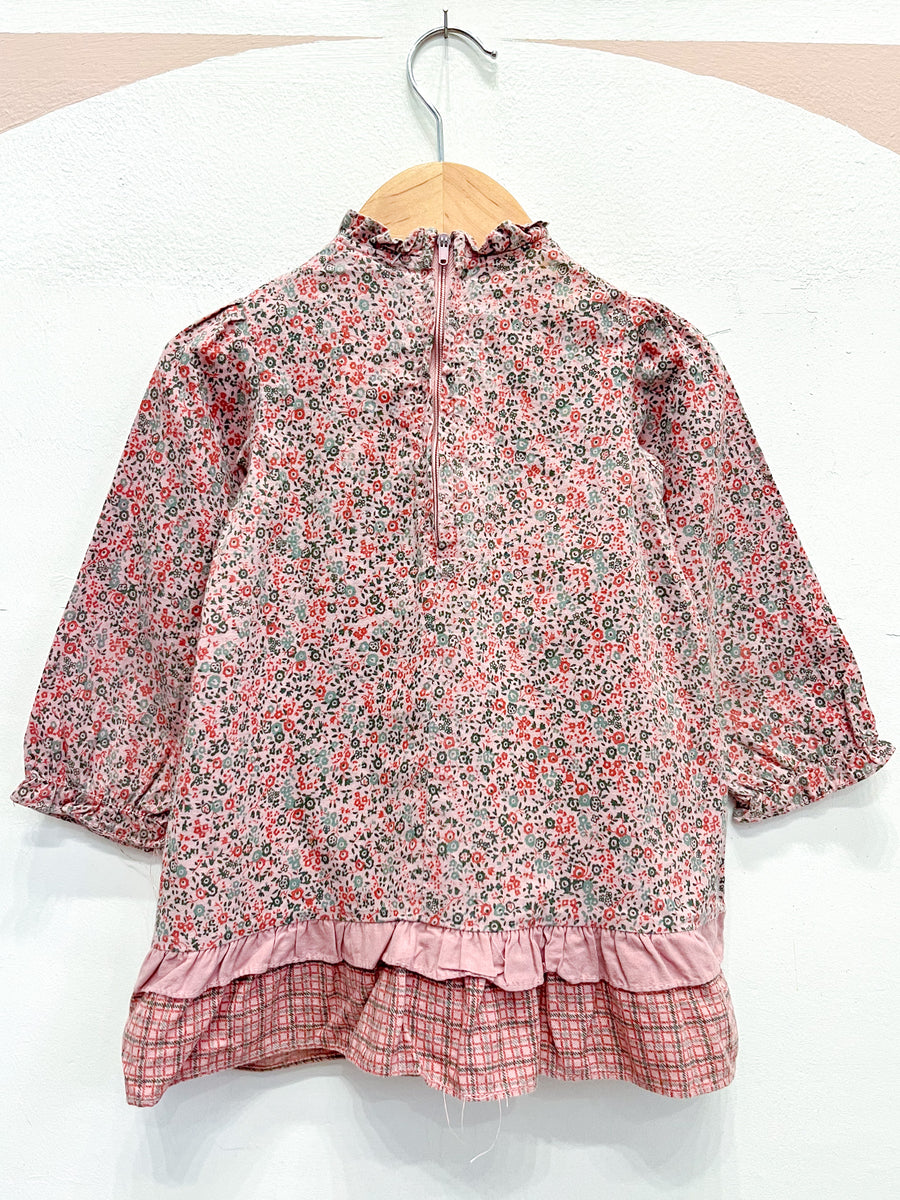 Vintage Kids Floral Dress