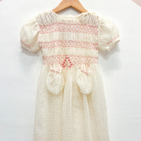 Antique Seersucker Childs Dress