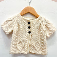 Vintage Baby Aran Knit Cardigan