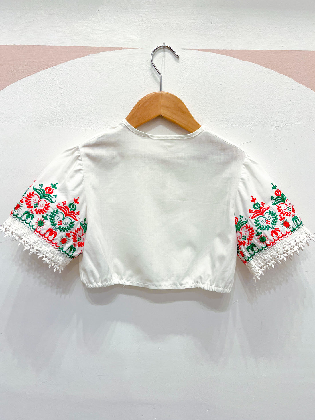 Vintage Childs Embroidered Blouse