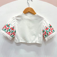 Vintage Childs Embroidered Blouse