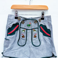 Vintage Kids Leiderhosen Suede Shorts