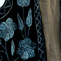 Vintage Floral Velvet Baroque Waistcoat