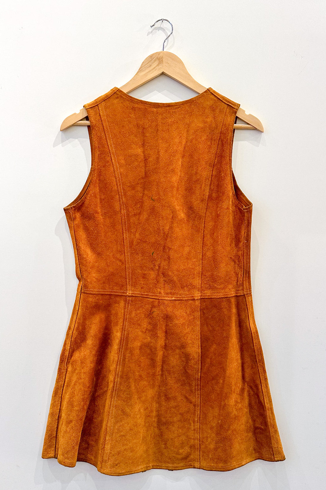 Vintage Suede Waistcoat Dress – magpievintageclothing
