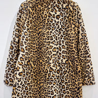 Vintage Leopard Print Coat