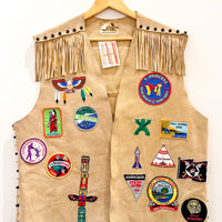 Vintage Scout Suede Tassel Waistcoat