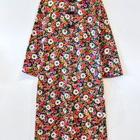 Vintage Floral Oriental Maxi Dress