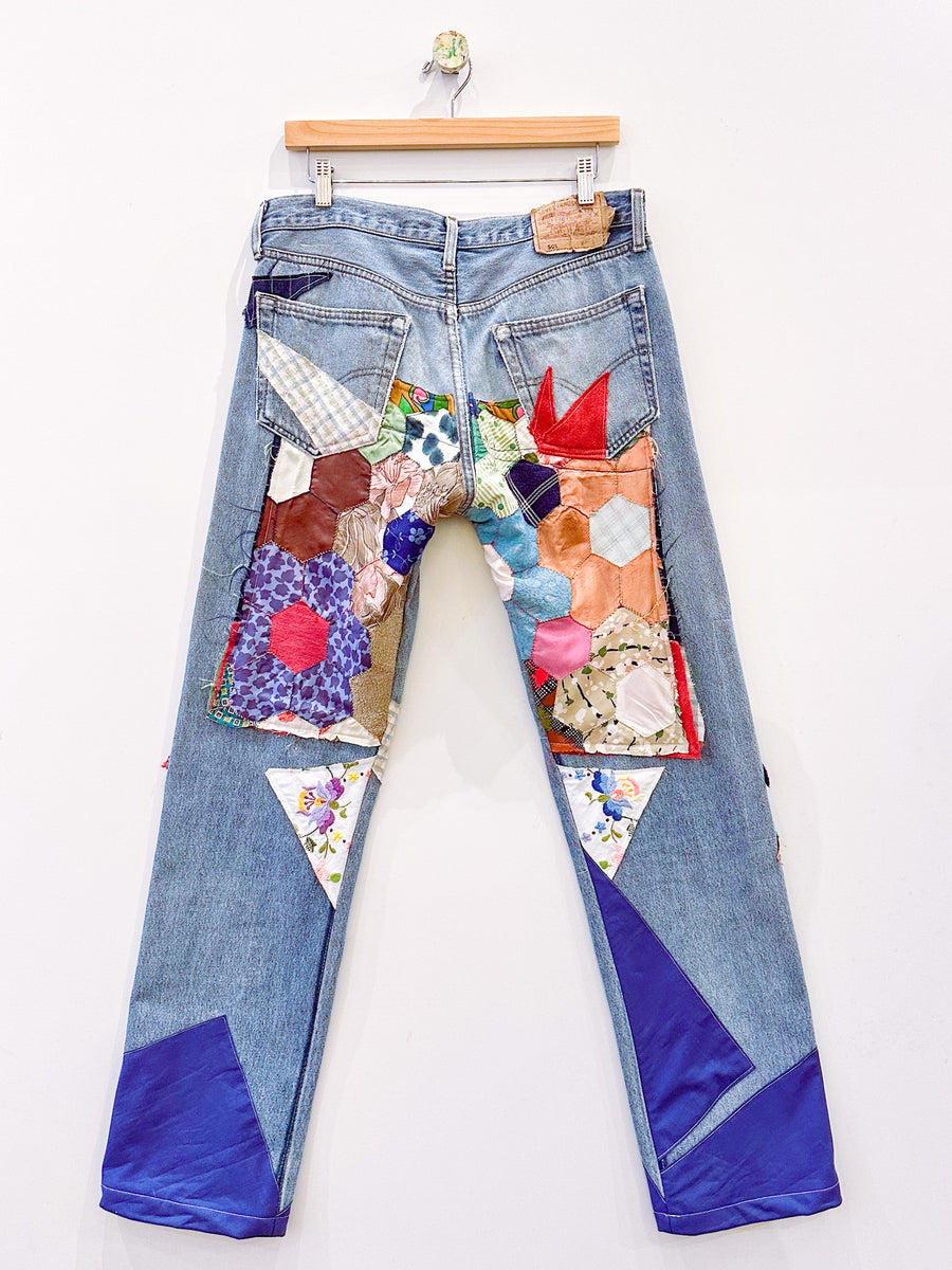 Reworked Patchwork Levi’s 501’s