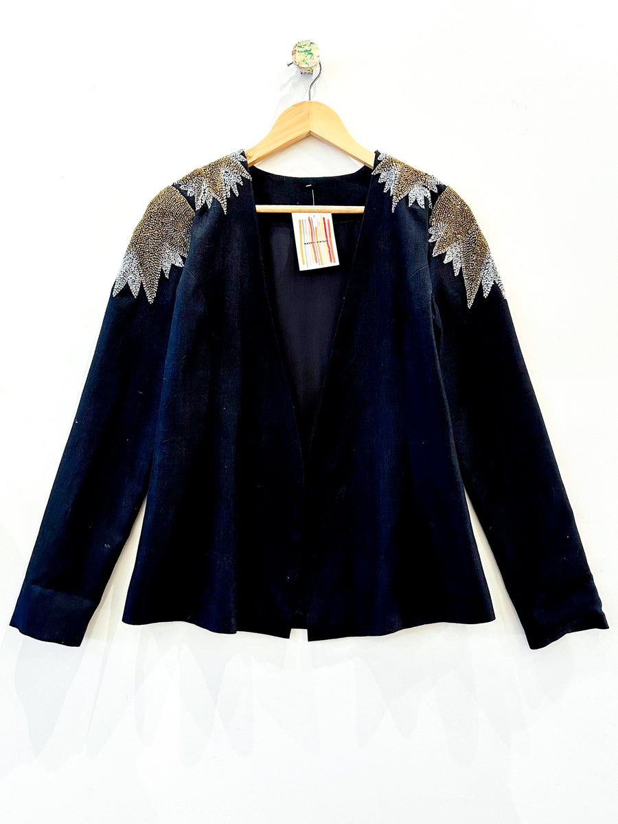 Vintage Dynasty Star Burst Beaded Jacket