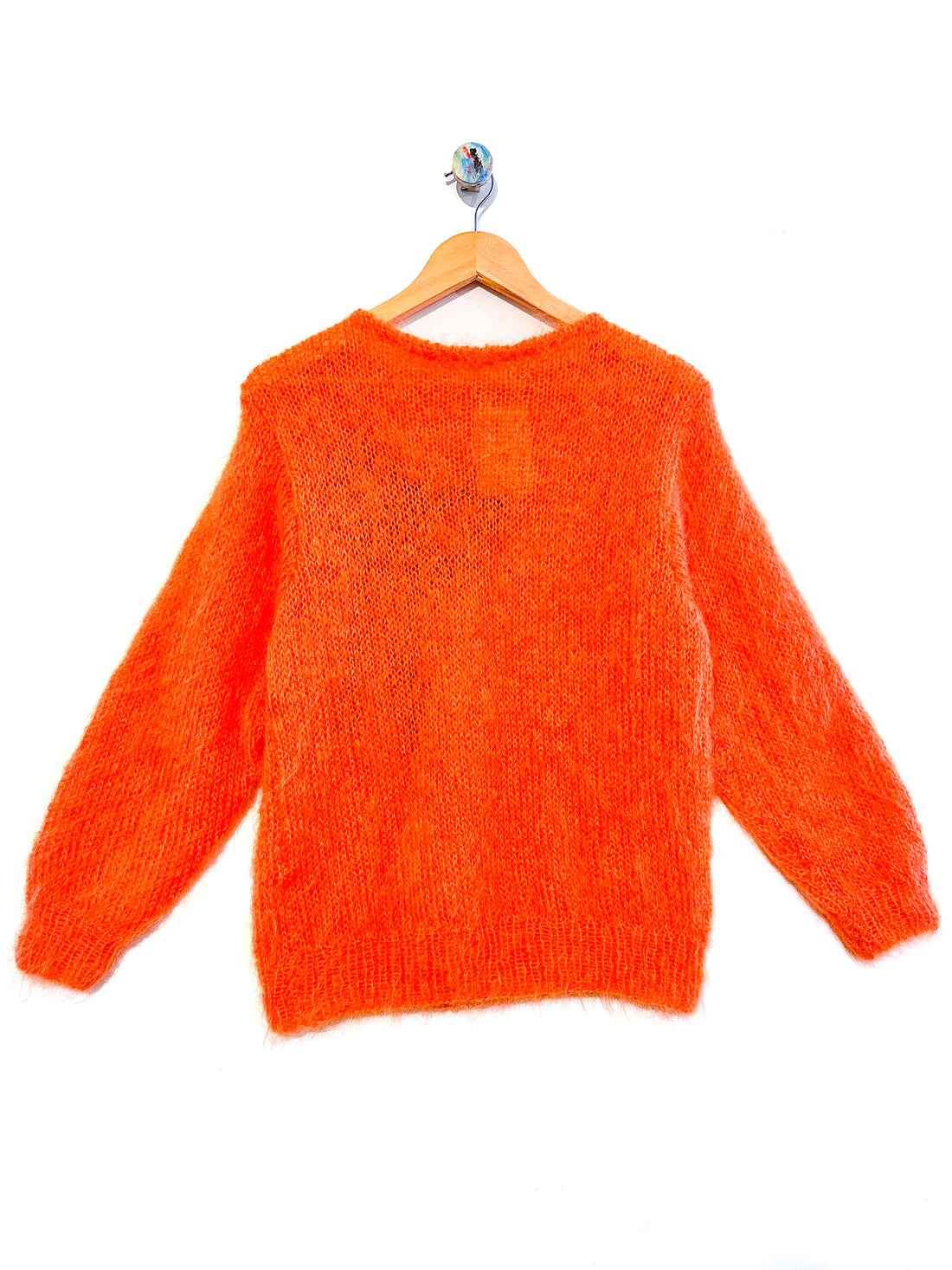 Vintage Orange Bow Jumper