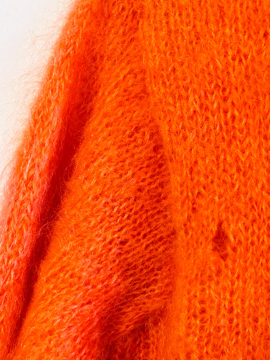 Vintage Orange Bow Jumper