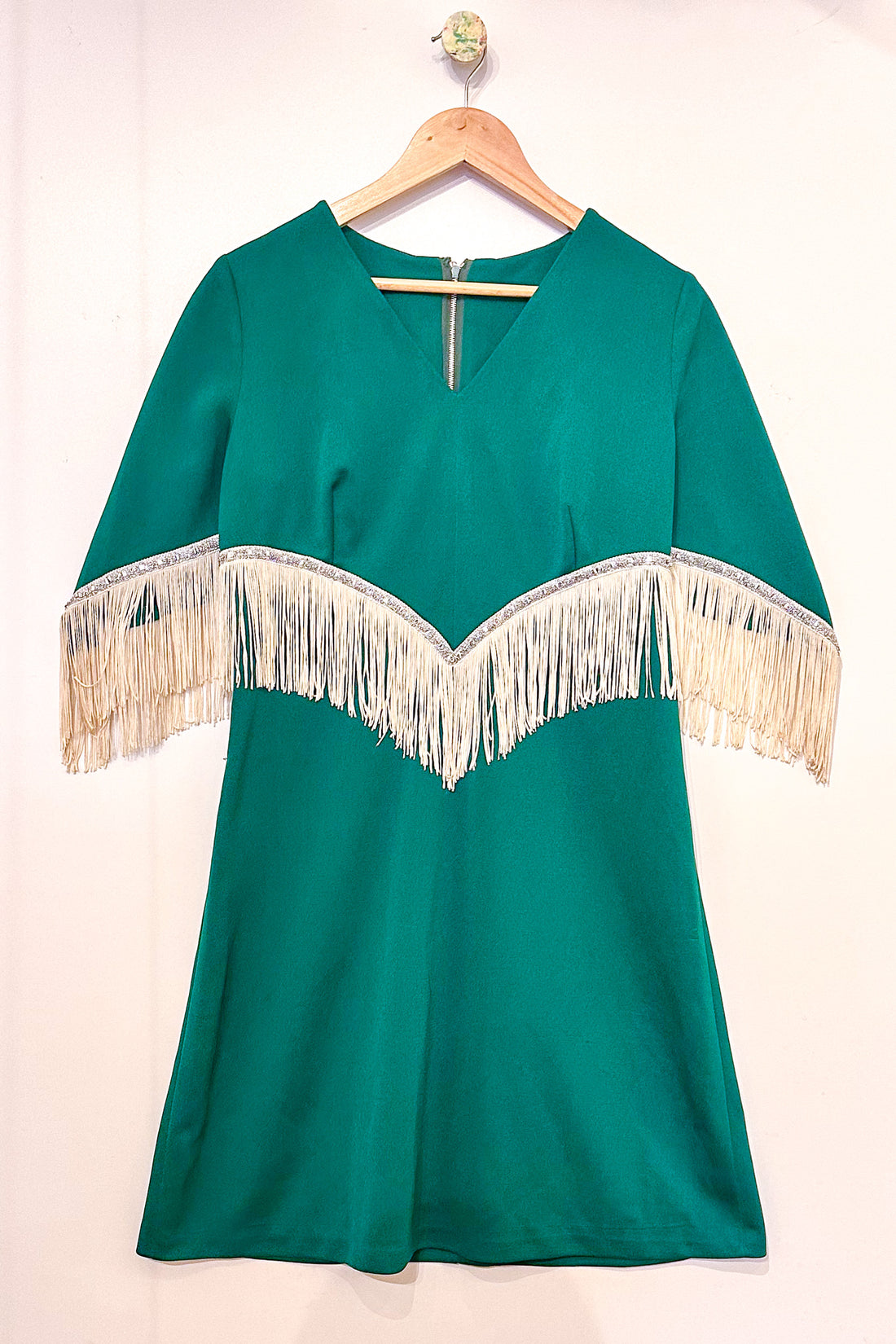 Vintage Fringe Mini Western Dress