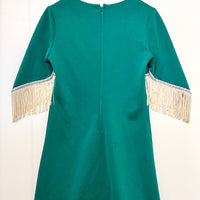 Vintage Fringe Mini Western Dress