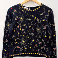 Vintage Gem Embroidered Jumper