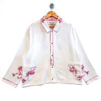 Marley embroidered linen shirt