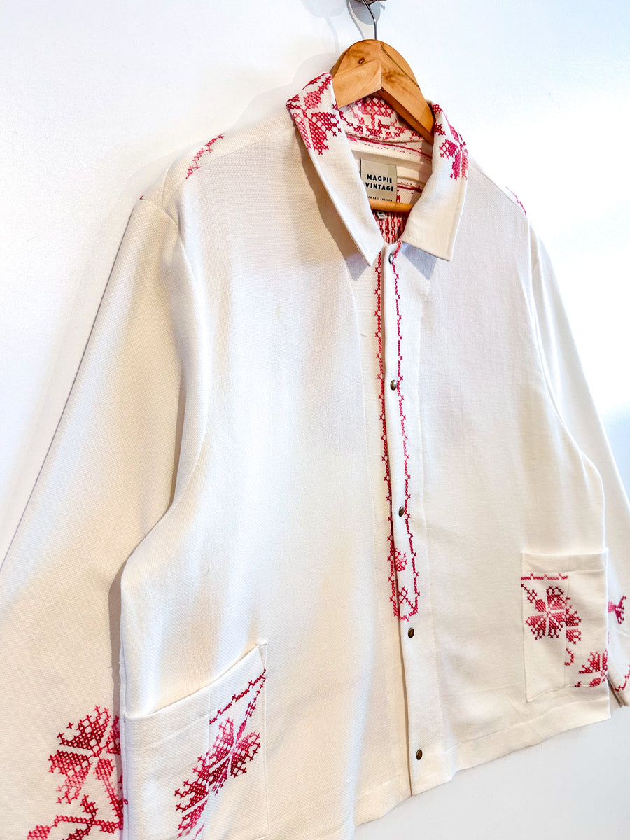 Marley embroidered linen shirt