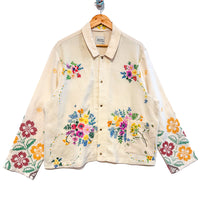 Marley embroidered linen shirt