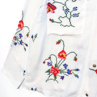 Marley embroidered linen shirt