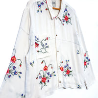 Marley embroidered linen shirt