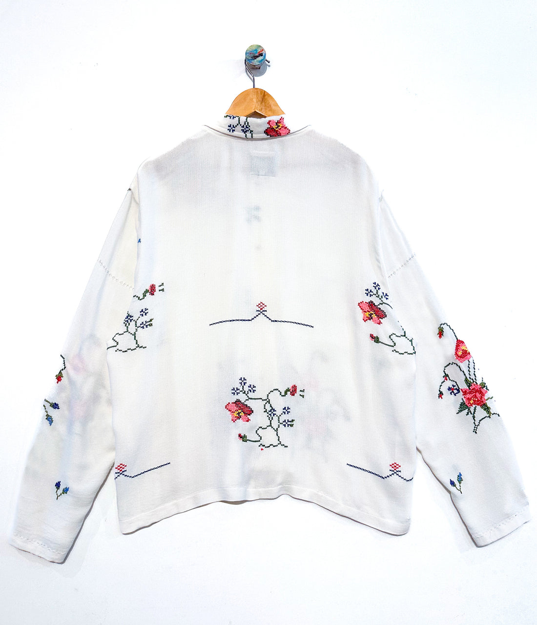 Marley embroidered linen shirt