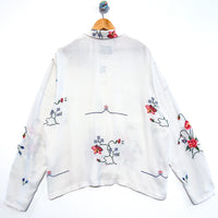 Marley embroidered linen shirt