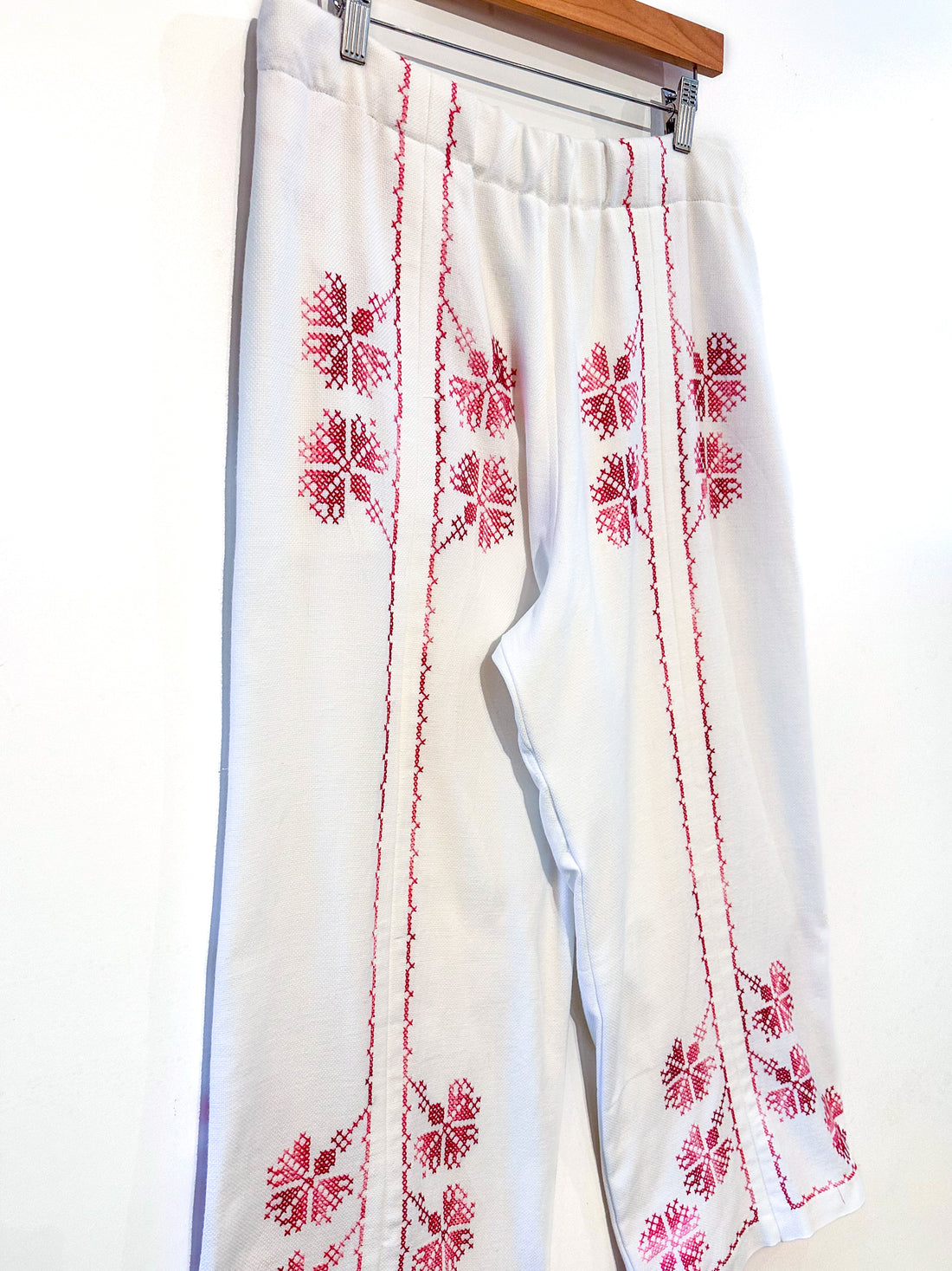 Liv Embroidered Wide Leg Trousers