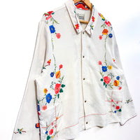 Marley embroidered linen shirt