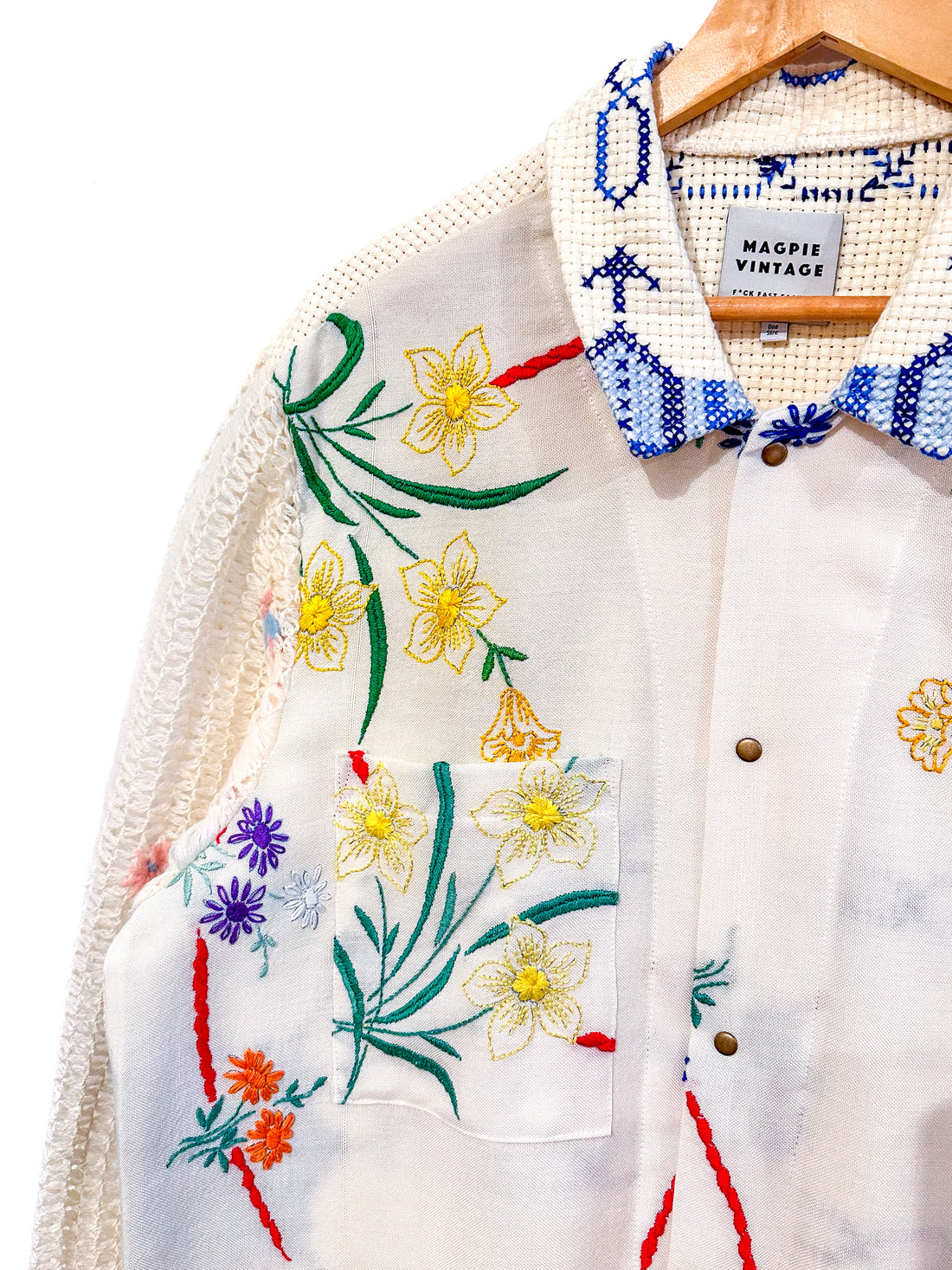 Marley embroidered linen shirt