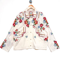 Marley embroidered linen shirt