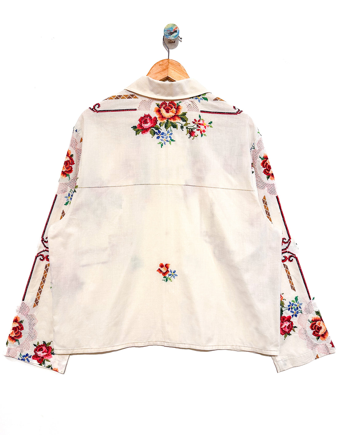 Marley embroidered linen shirt