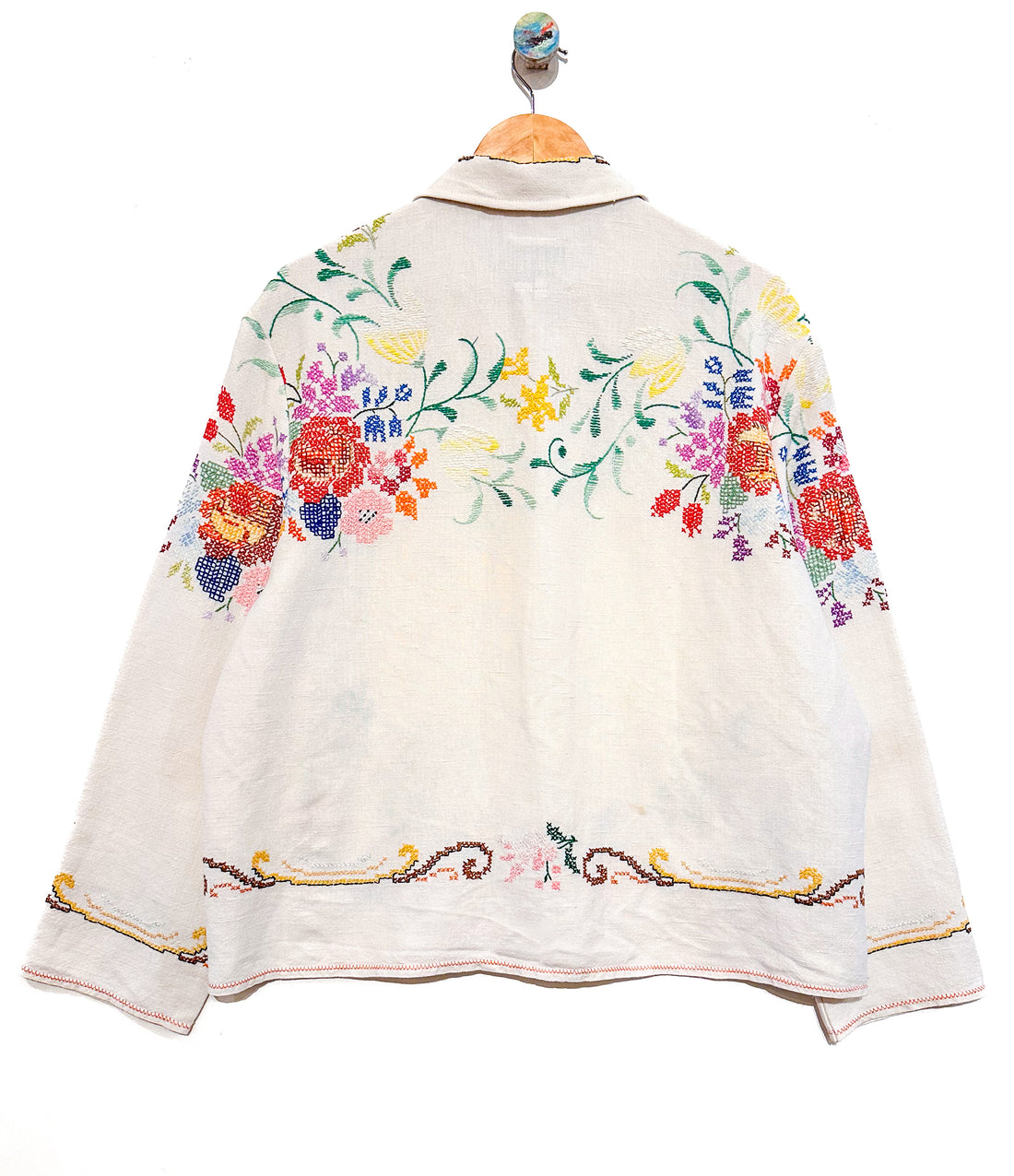 Marley embroidered linen shirt