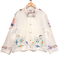 Marley embroidered linen shirt