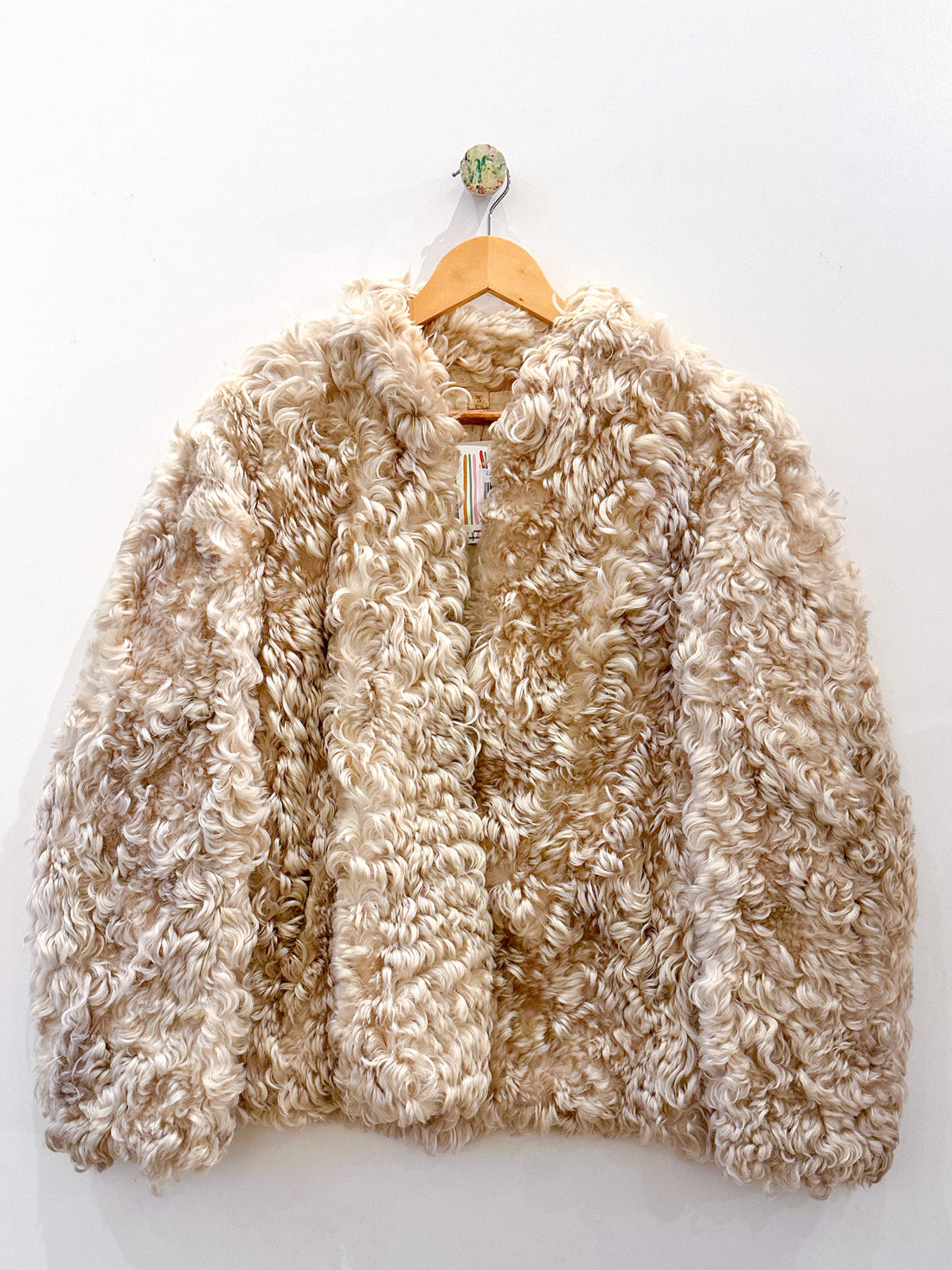 Vintage Sheepskin Cream Jacket