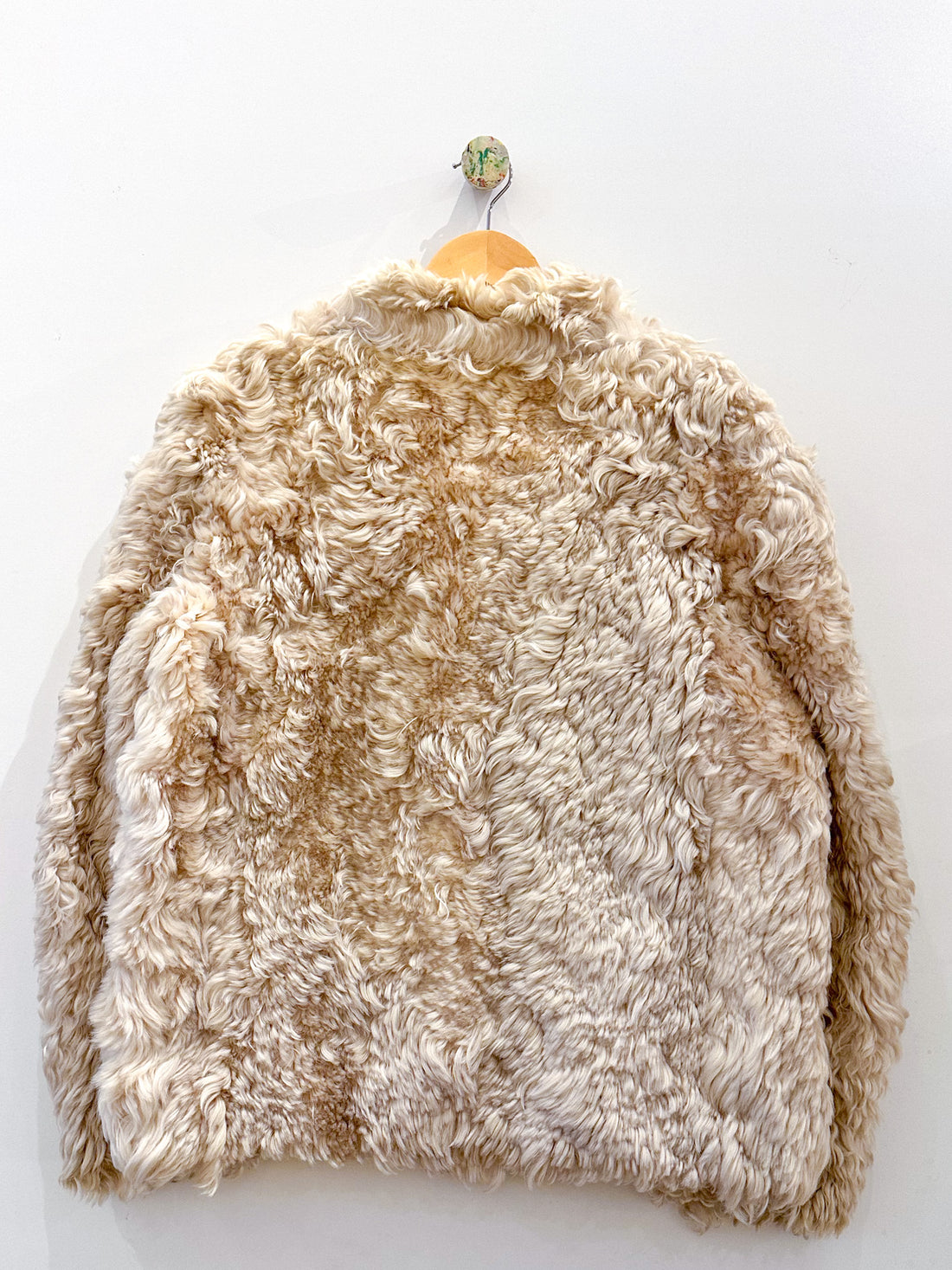 Vintage Sheepskin Cream Jacket