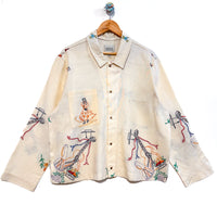 Marley embroidered linen shirt