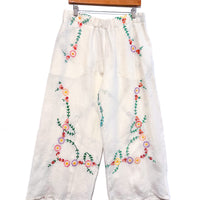 Liv Embroidered Wide Leg Trousers