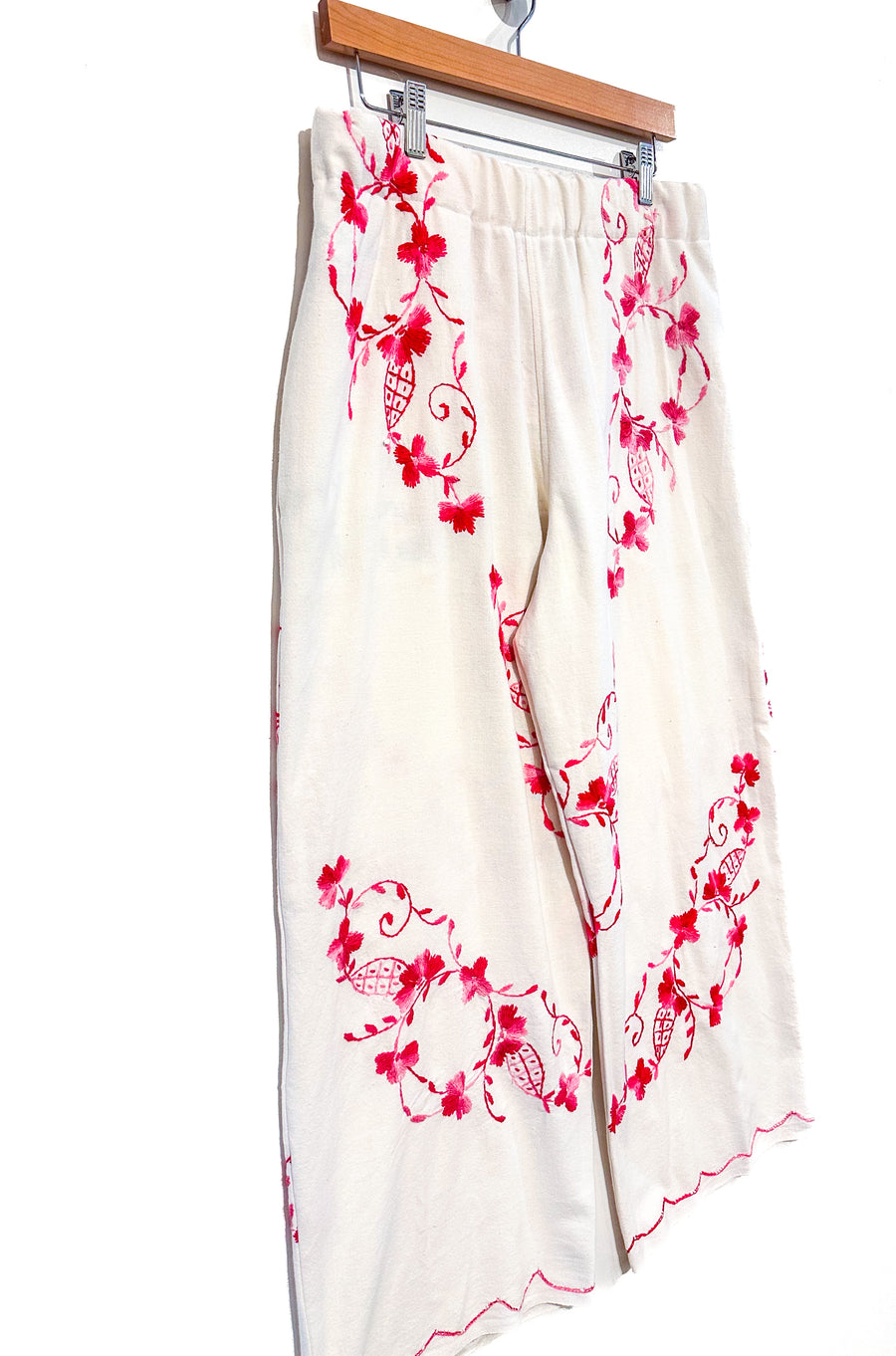 Liv Embroidered Wide Leg Trousers