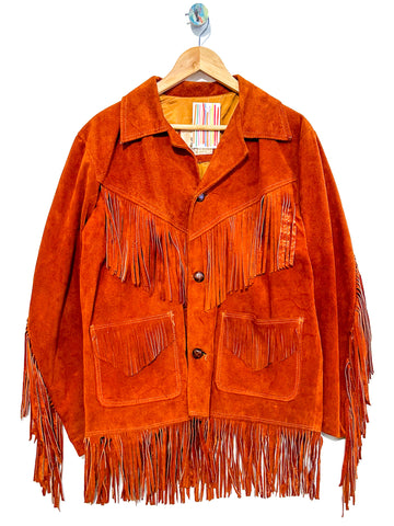 Vintage Suede Fringe Jacket