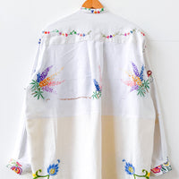 Margo Hand Embroidered Linen Dress