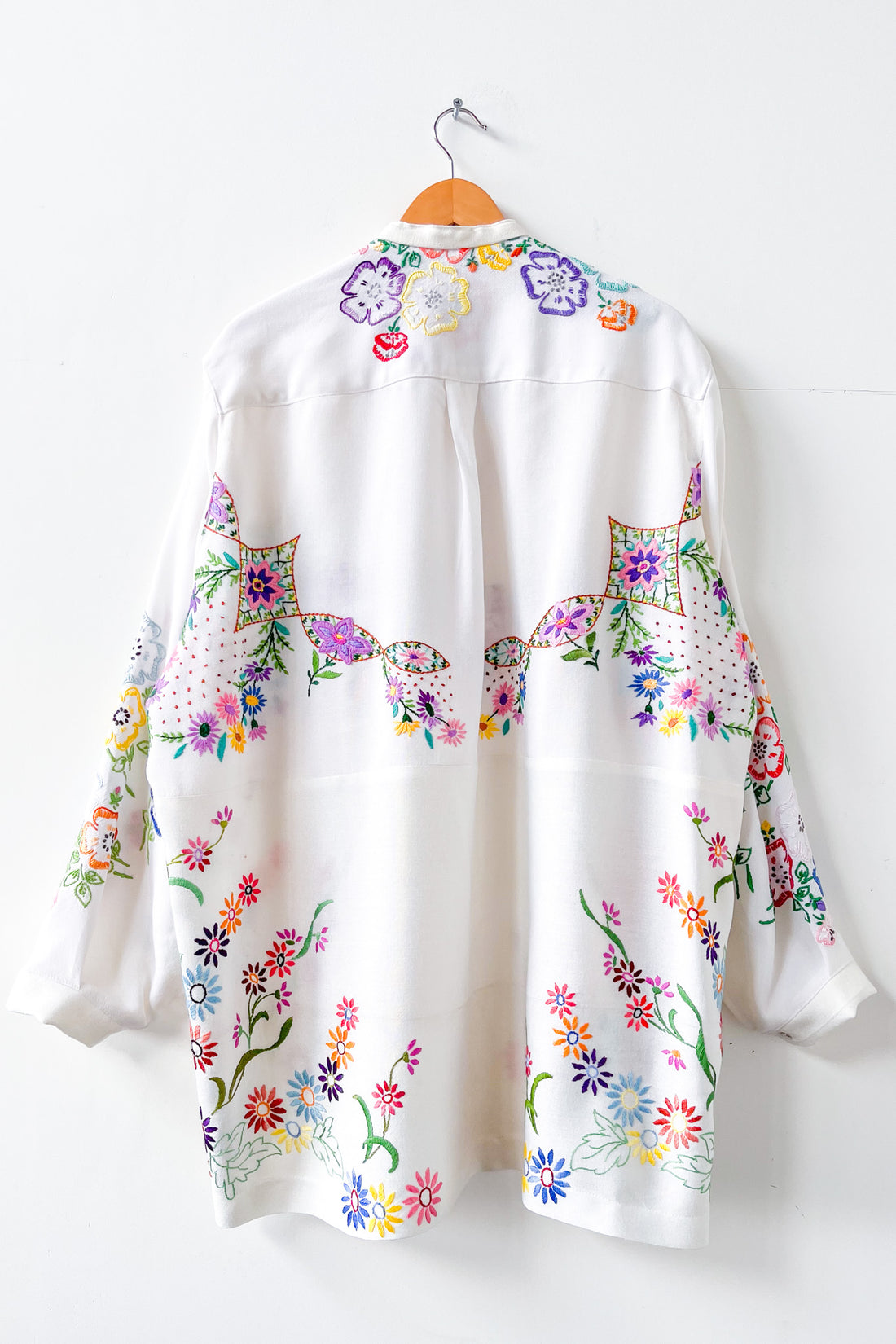 Margo Hand Embroidered Linen Dress