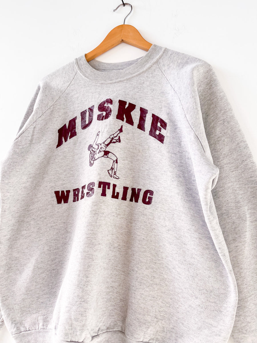 Vintage Muskie Wrestling Sweater