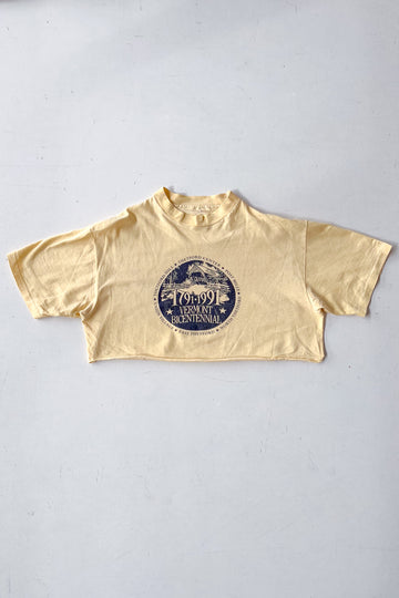 Vintage Cropped Vermont T-shirt